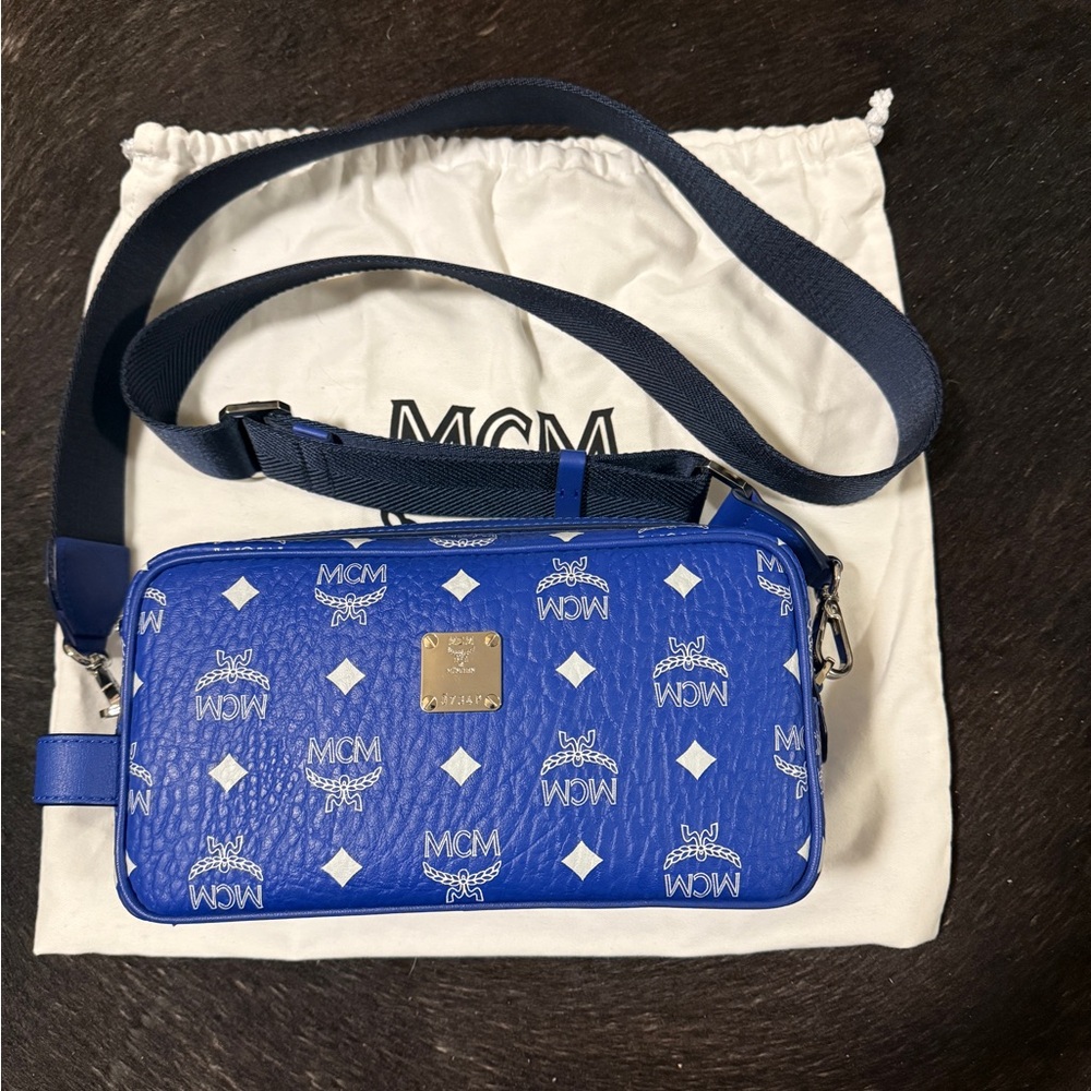 MCM Blue Crossbody Bag